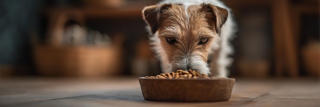 Dog and food