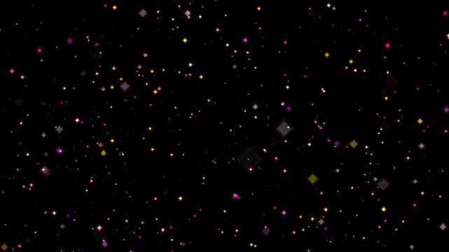 Abstract digital energy motion projects dynamic atmosphere for immersion and creativity in deep space, while vivid diamond particle flow forms cinematic loop pattern for absolute inspiration.