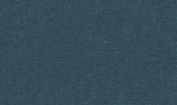 Seamless Dark Petrol Blue Fabric Texture Background - High-Resolution Fine Woven Textile Pattern for Upholstery and Fashion Design