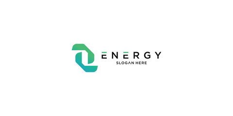 Obraz premium Creative Energy logo design with modern concept premium vector