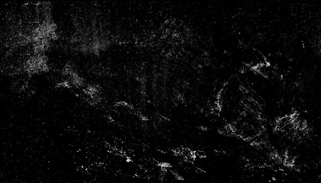 Textured black and white grunge background with abstract patterns and distressed details