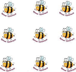 Bee collecting nectar from a flower. Symbol of nature, hard work, and pollination. © Серине Хачатрян