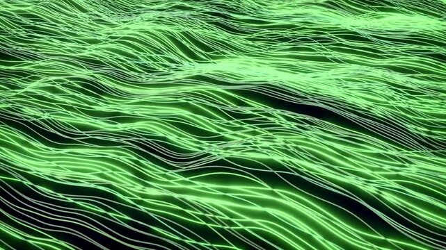 Organic green and blue textured background inspired by flowing water, grass patterns and river waves. Natural light gradients and soft motion create a calm nature themed wallp