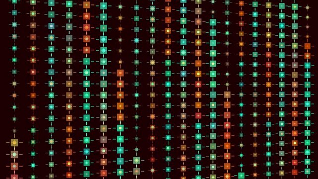 Seamless retro polka dot pattern in candy colo