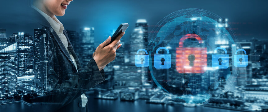 Digital security concept illustrating a cybersecurity breach, with a red unlocked padlock indicating data exposure among secure systems, emphasizing system vulnerability and risk Vouch