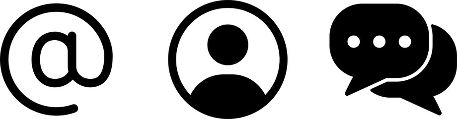 Contact icons Contact information icons for business card on grey background contact and web icons set Web icons set 