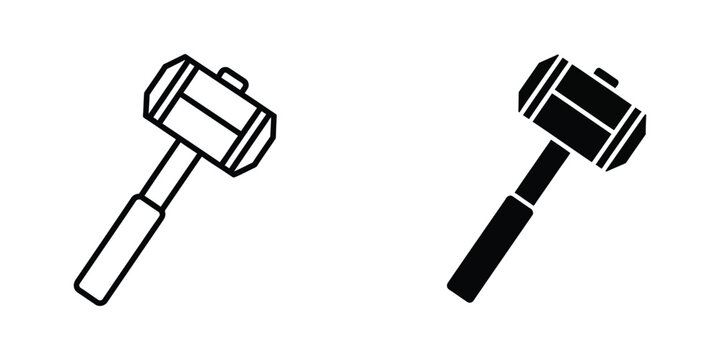Contrast between a traditional and modernized blacksmith's hammer design.