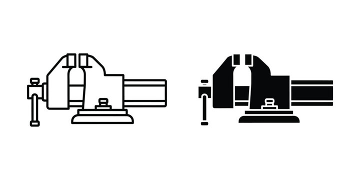 Comparison of open and closed bench vise designs in a workshop setting