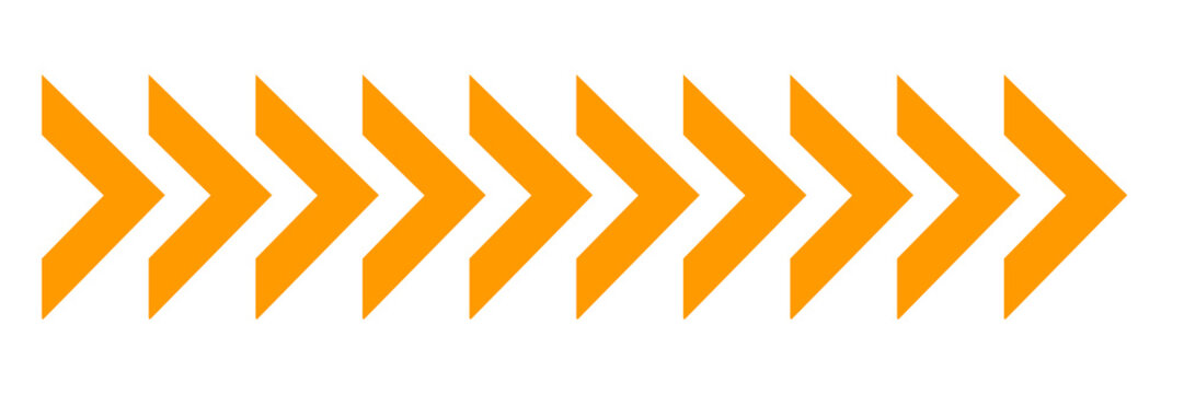 simple abstract yellow color arrow border slash line vector pattern.