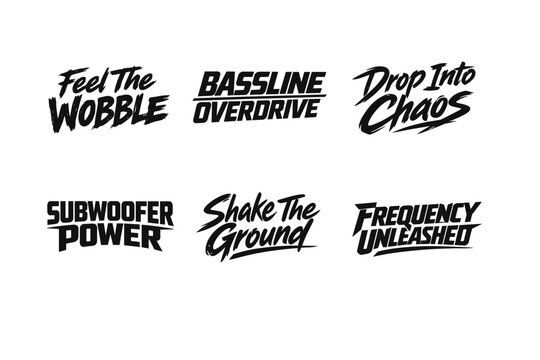 Dynamic Typography and Bold Expressions Capturing the Energy of Music and Sound in Vibrant Graphic Design Elements for Enthusiasts and Creators