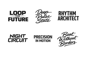 Obraz premium Showcasing Creative Typography: A Visual Representation of Modern Design Trends Featuring Handwritten Styles and Bold Statements