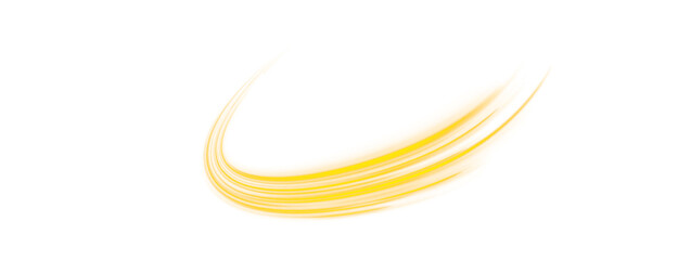 Yellow light trails curve smoothly over dark digital background. Bright neon glow illustrates forward motion and energy. Perfect for tech, marketing, or futuristic designs. 