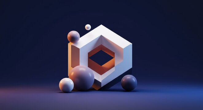 A surreal composition of impossible geometries, featuring highly saturated colors and extreme digital distortion effects. Modern artistic rendering, noise, synthetic, artistic