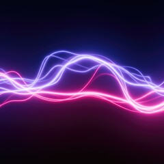 Obraz premium Dynamic vibrant ethereal plasma energy discharge surface. Beautiful abstract electric light flow wallpaper texture background illustration, dynamic, blue, texture