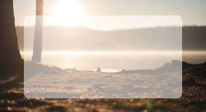 ultra detaile spring landscape,morning mist illuminated by sunrise suitable for templates quotes soft color