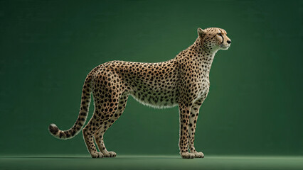 Fototapeta premium portrait of a cheetah