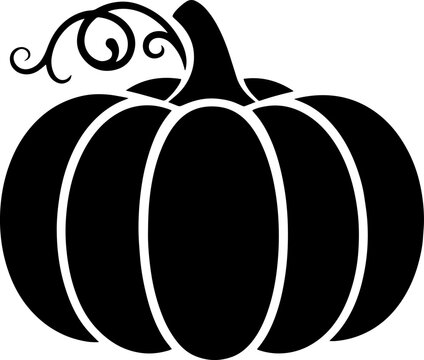 Pumpkin Scalable SVG Vector Graphic with Editable Paths and Layers for Web, UI Design, Digital Art, and Print Applications