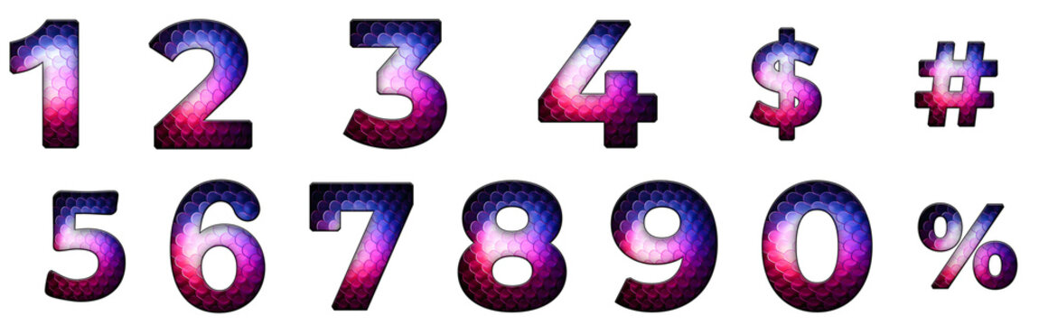 Cube Geometry Gradient Linux 1, 2, 3, 4, 5, 6, 7, 8, 9, 0 number word text alphabet letter typography font design