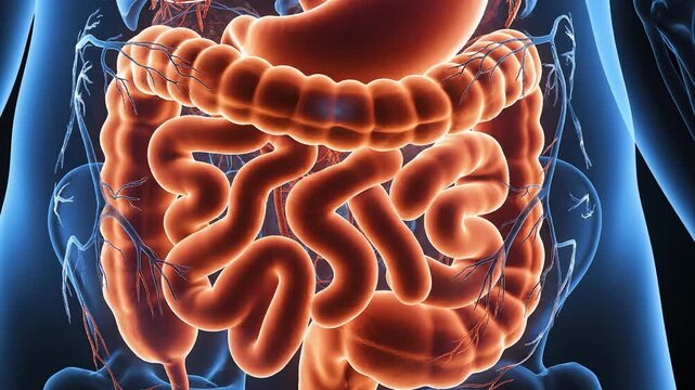 Human digestive system anatomy
