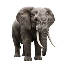 Obraz premium African elephant with large ears and tusks