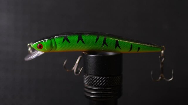 Fishing wobblers for predatory fish of various colors and patterns