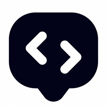 Message Code animation icon for social media, presentations, videos, websites. Alpha Channel