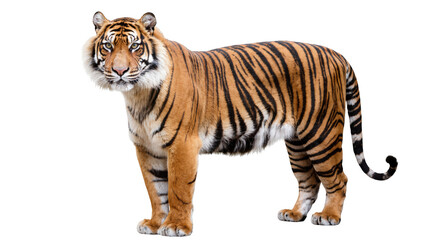 Obraz premium Graceful and powerful tiger, a beautiful large feline predator from the jungle