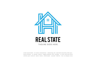 Fototapeta premium real estate logo, Business logo, House logo, state logo, property logo, Creative logo