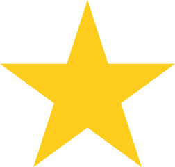 Obraz premium Golden Star Shape