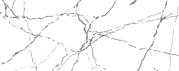 Obraz premium Grunge Cracked Wall Texture with Scratches and Dust, Distressed Concrete Surface Background, Black Grainy Crack Lines on White, Urban Vintage Rough Overlay Design