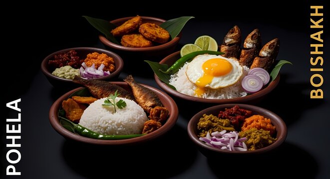 Traditional Pohela Boishakh Panta Ilish Feast