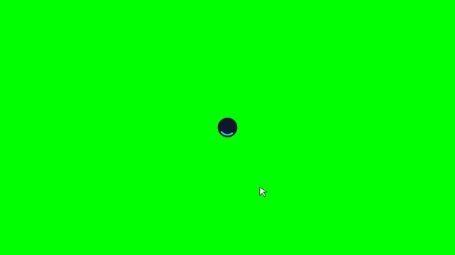 Interactive green screen button animation transforming to authorized checkmark status, perfect for dynamic user interface elements and digital