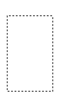 Dotted line rectangle frame animation on white background. Animation of a dotted line path from left to right point frame made of pulsing white dots on a white background,4k video animation,