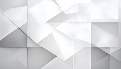 Fototapeta premium Geometric White Abstract Background Pattern Design.