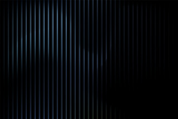 Fototapeta premium Abstract dark blue vertical lines background with gradient glow, modern futuristic striped texture, minimal tech pattern for digital wallpaper design