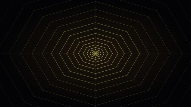 Infinite Wireframe Tunnel Background Loop
