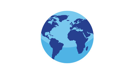 Obraz premium A graphic illustration depicting the planet earth, representing global interconnectedness