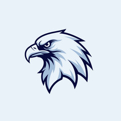 Obraz premium Majestic Eagle Head Mascot Logo Design Illustration.