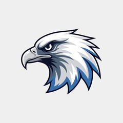 Obraz premium Majestic Eagle Head Mascot Logo Design.
