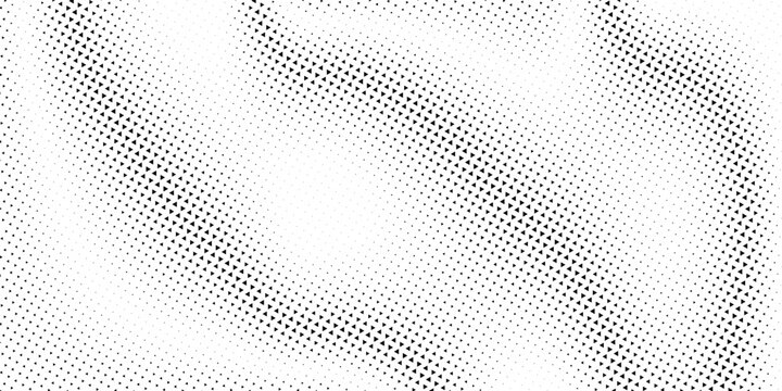 Triangle linear halftone pattern background. Abstract geometric backdrop with trendy mosaic effect. Dynamic fade.