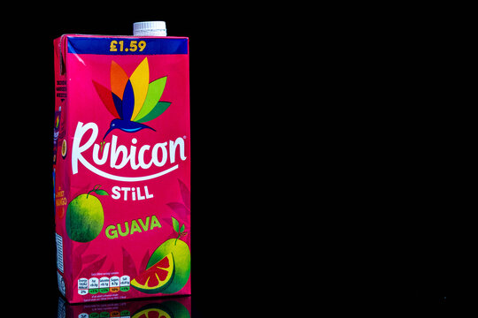 Rubicon Still Guava Against a Black Background