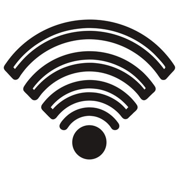 bast wifi Silhouette Icon