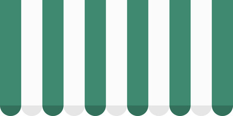 Fototapeta premium Green White Irish Pub Awning Canopy Striped Bar Tavern Storefront