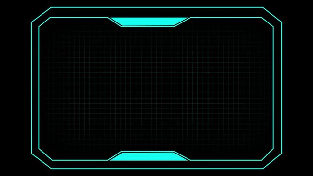 A stylized geometric design resembling a futuristic electronic device interface with rounded edges.