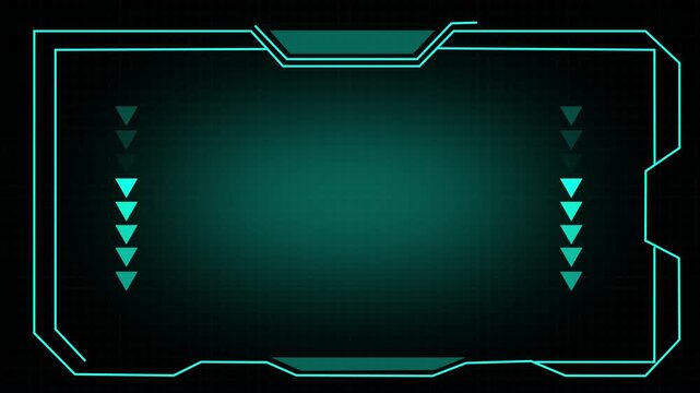 Abstract geometric outline with irregular rectangular and trapezoidal shapes