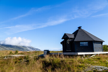 Small gazebo for relaxing in the mountains © Nikita