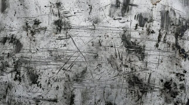 Abstract Grunge Background of a Heavily Scratched and Worn Metal Surface