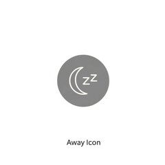 Fototapeta premium Simple Sleep Icon Design