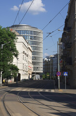 Fototapeta premium tram in the city
