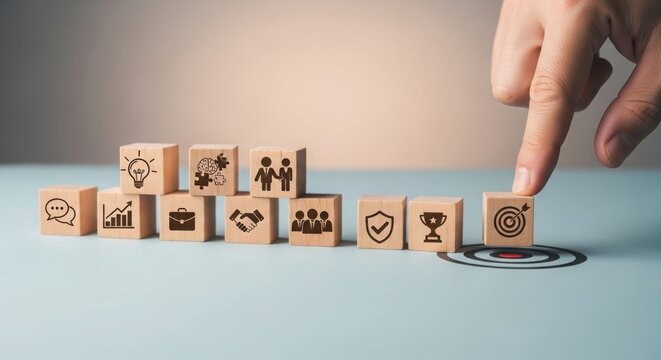 A strategic approach to achieving business goals through key milestones